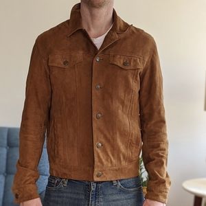 Western style suede jacket